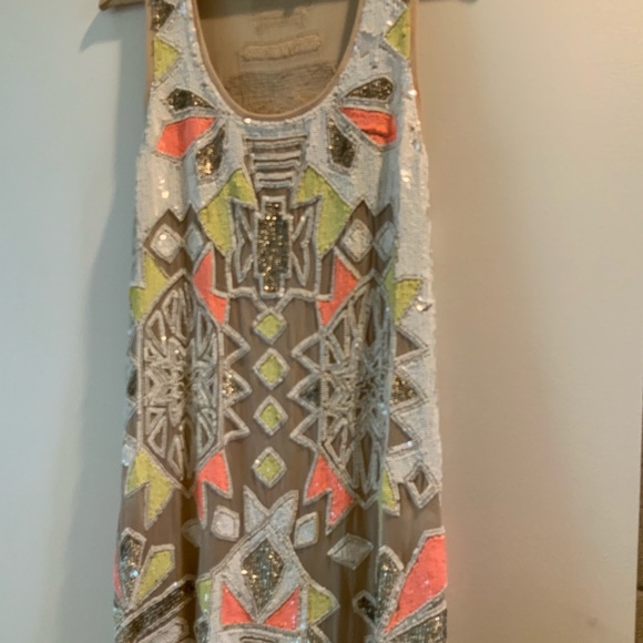 Needle & Thread Multicolor Embellished Mini Dress - Picture 3 of 10